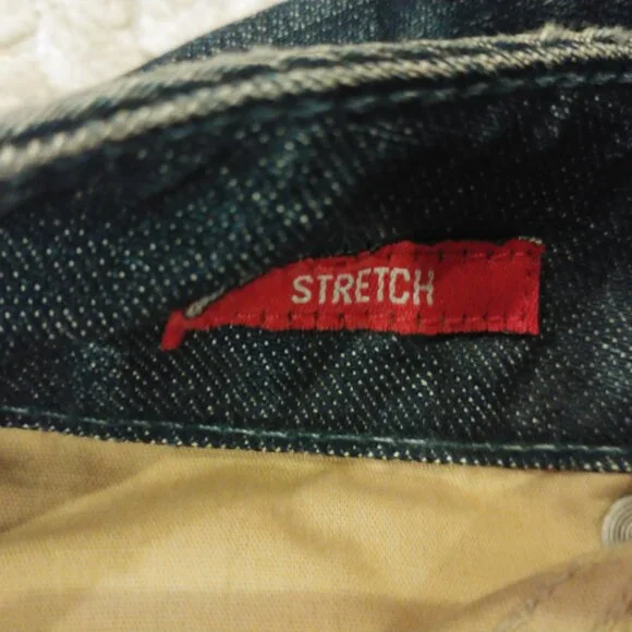 Vintage Guess Premium dark washed low rise flared jeans size 26 Made in USA - Picture 6 of 16